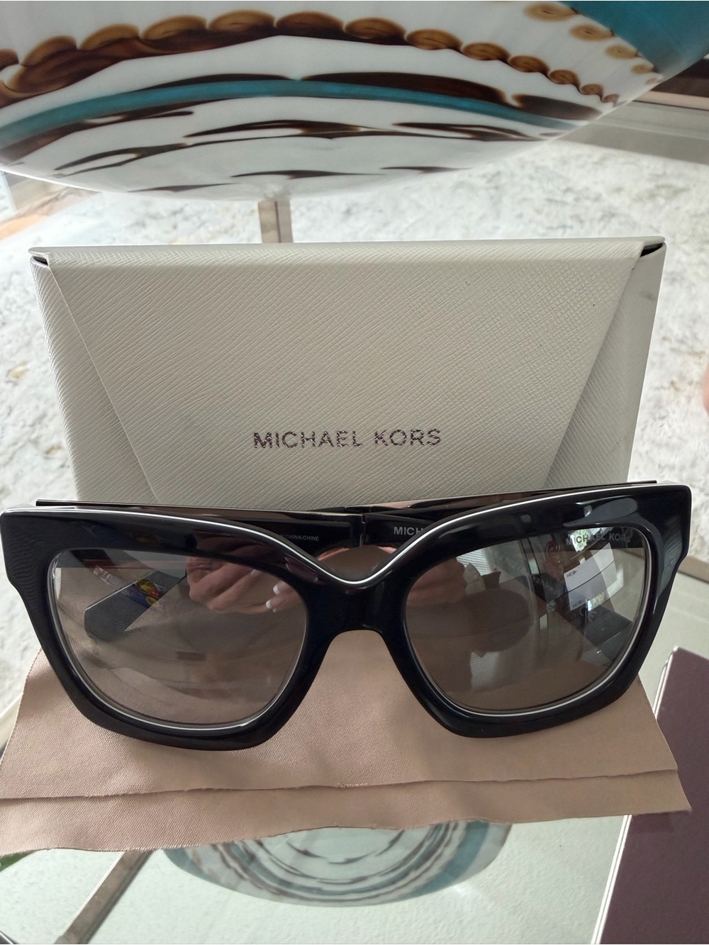 Michael Kors Black Cat Eye Sunglasses